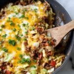 Healthy Low Carb Unstuffed Cabbage Casserole Recipe