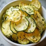 Crunchy Ranch Cucumber Chips Recipe