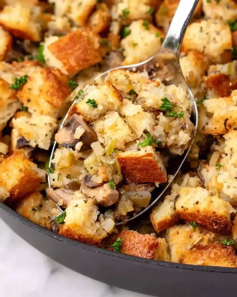 Slow Cooker Stuffing with Oven Method Recipe