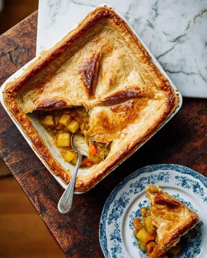 Roasted Root Vegetable Pot Pie Recipe