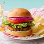 Blackened Salmon Burgers with Avocado-Lime Mayo Recipe