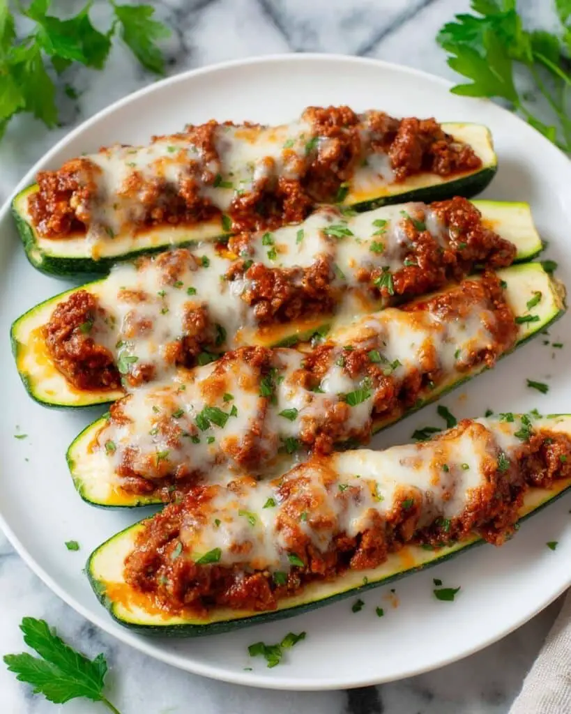 Stuffed Zucchini Boats Recipe