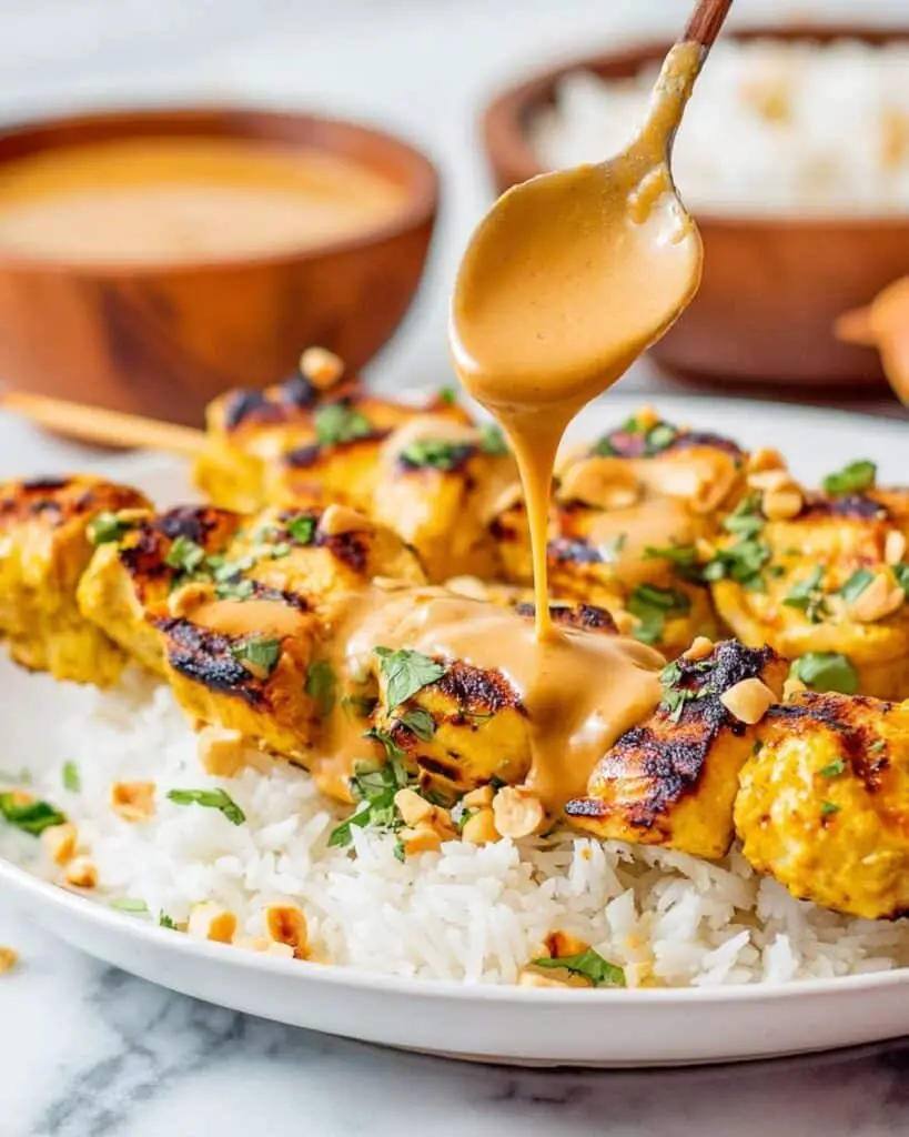 Thai Grilled Coconut Chicken Skewers Recipe