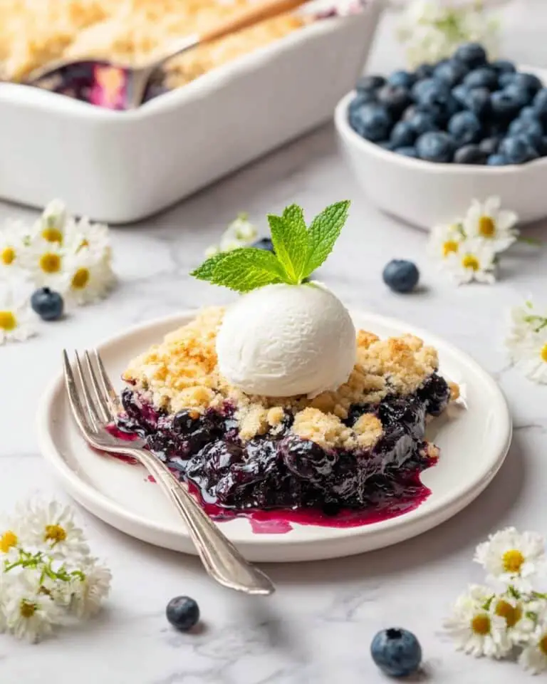Sourdough Blueberry Cobbler Recipe
