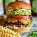 Jalapeno Pepper Jack Chicken Burger Recipe