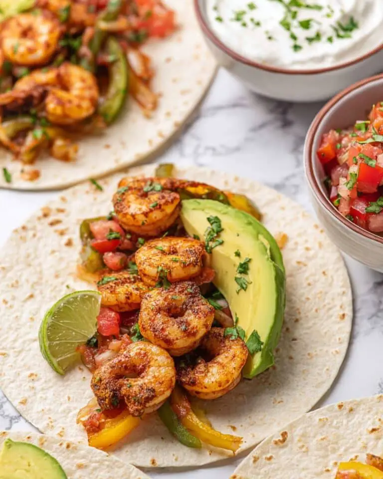 Air Fryer Shrimp Fajitas Recipe