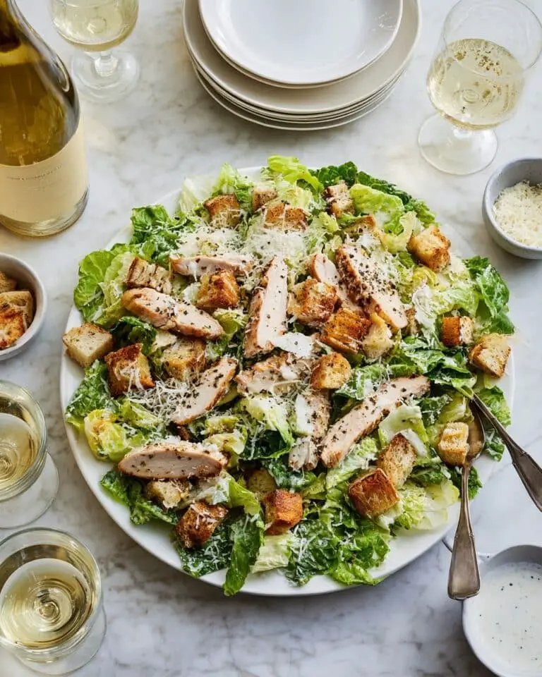 Best Chicken Caesar Salad with Homemade Croutons Recipe