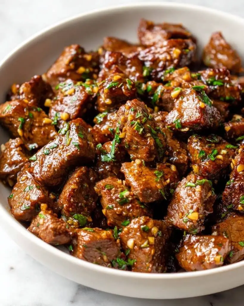 Easy Garlic Butter Steak Bites Recipe