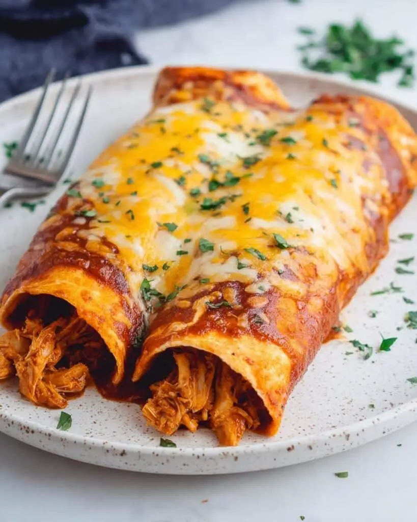 Rotisserie Chicken Enchiladas with Corn Tortillas Recipe