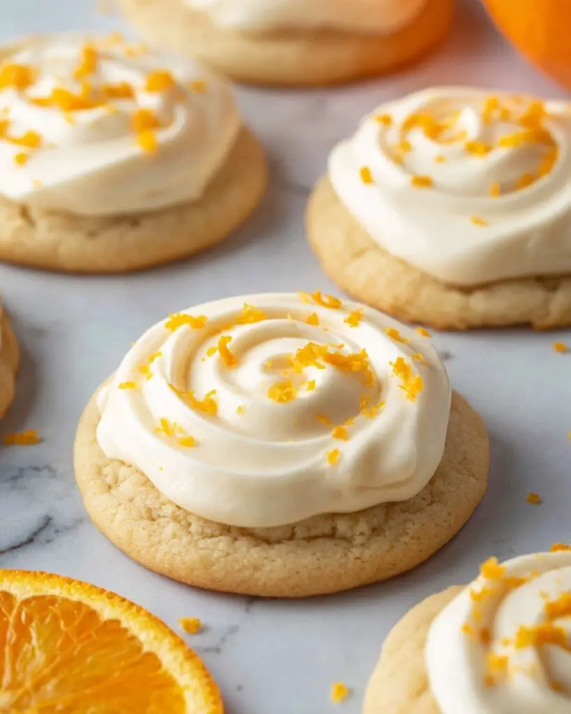 Frosted Orange Sugar Cookies Recipe