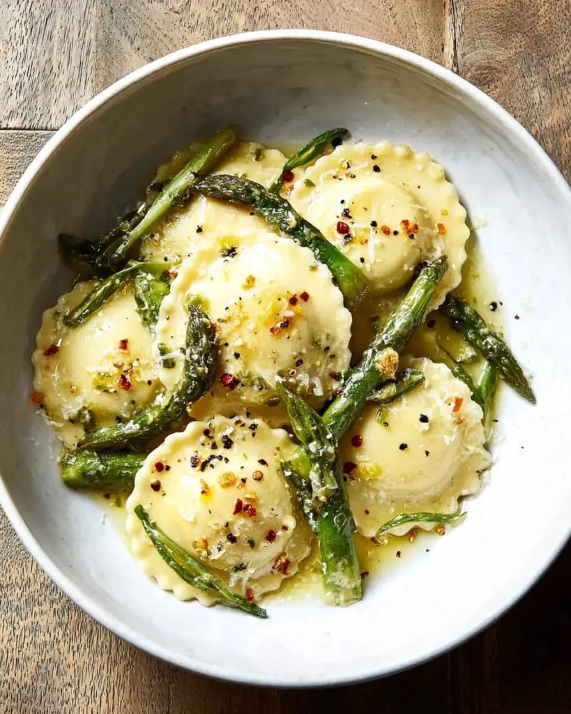 Ravioli in Lemon Parmesan Butter Recipe