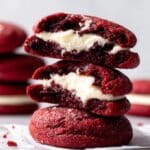 Cream Cheese Stuffed Red Velvet Cookies Recipe