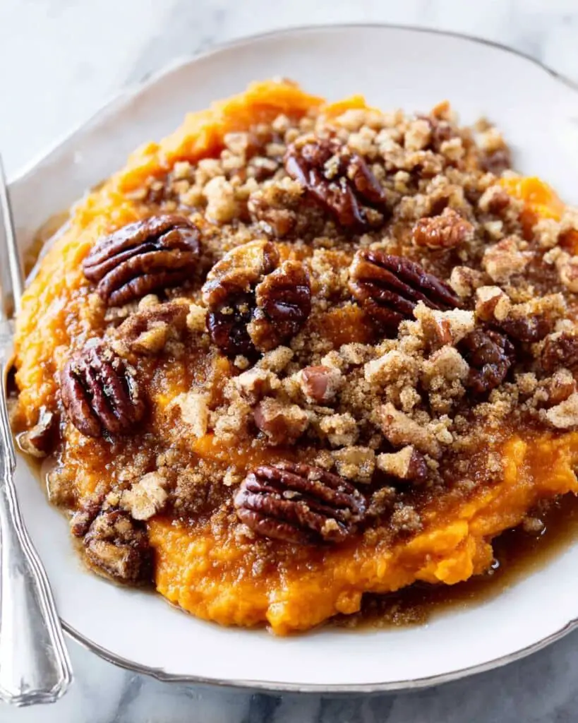 Sweet Potato Pudding with Pecans Recipe