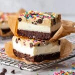 Brownie Cookie Dough Ice Cream Sandwiches Recipe
