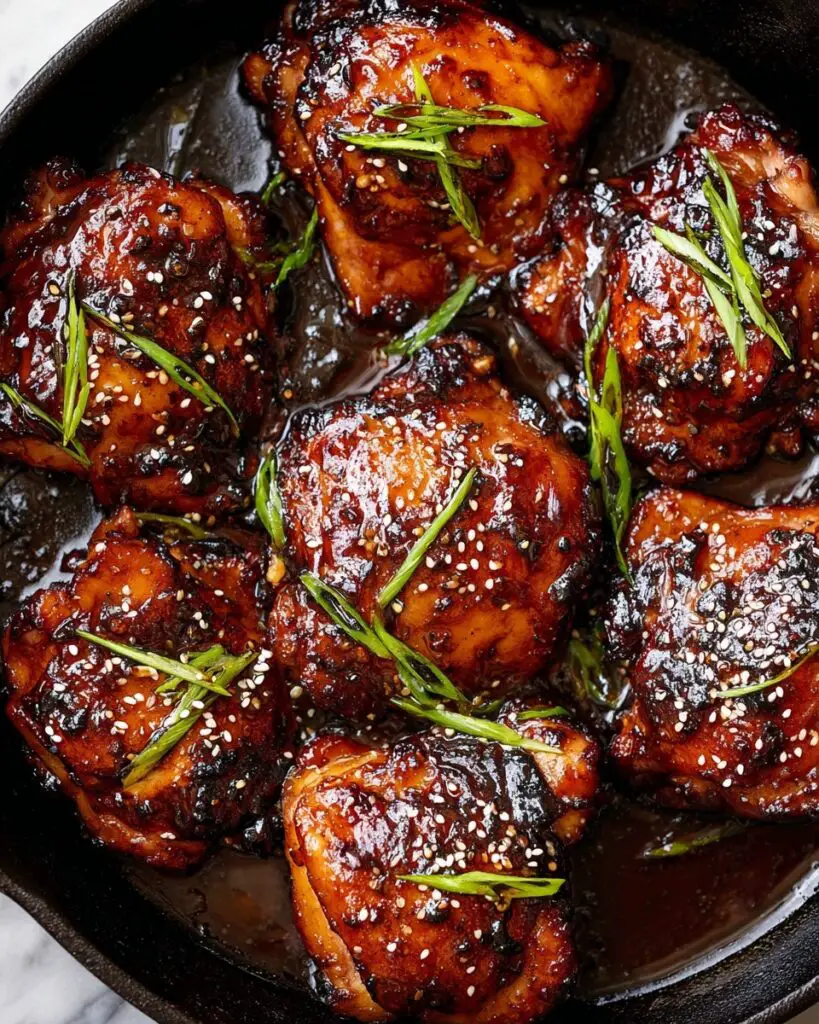 Honey Soy Baked Chicken Thighs Recipe