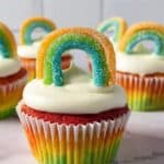 Easy Rainbow Cupcakes Recipe