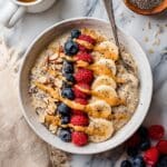 Peanut Butter Breakfast Oatmeal Bowl Recipe