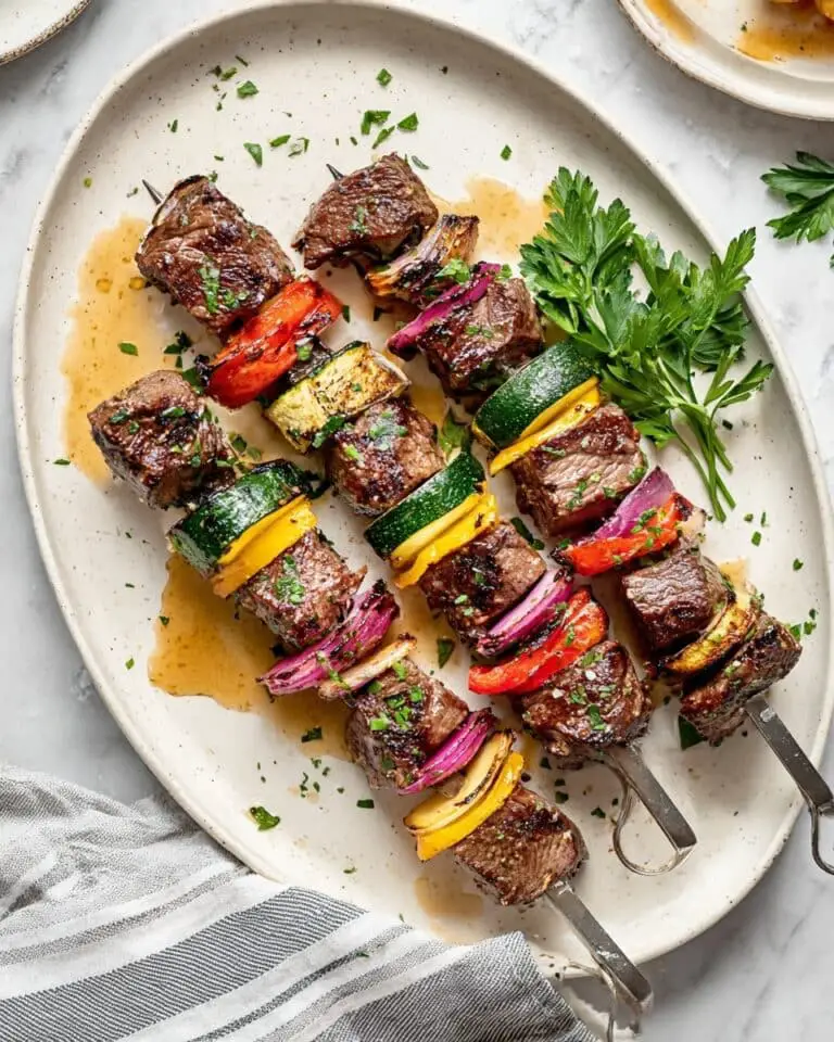 Marinated Steak Kabobs Recipe