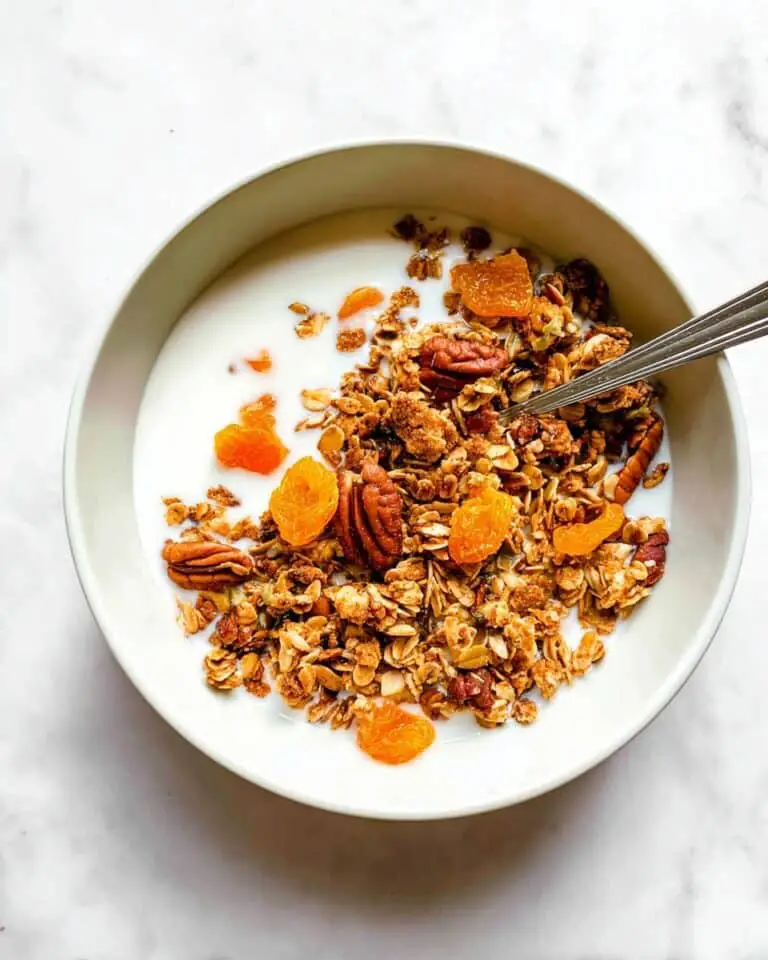 Golden Turmeric Spiced Granola Recipe