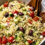 Greek Orzo Pasta Salad Recipe