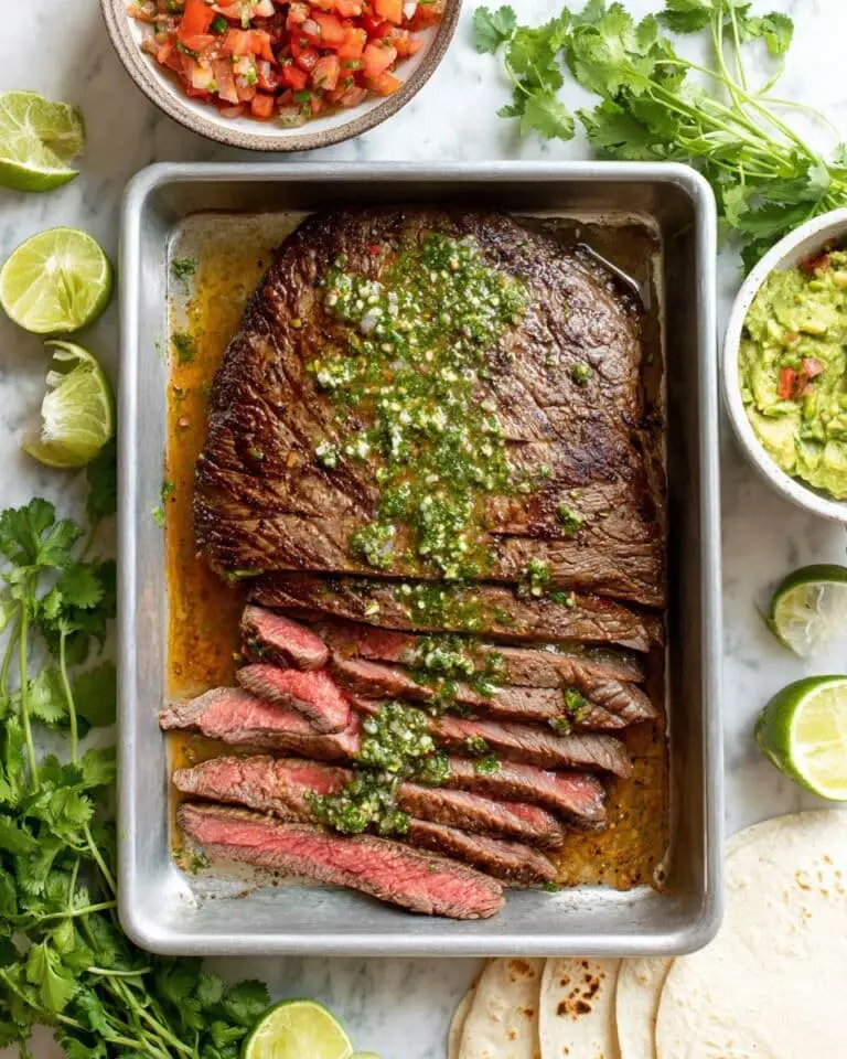 Juicy and Flavorful Carne Asada with Cilantro Marinade Recipe