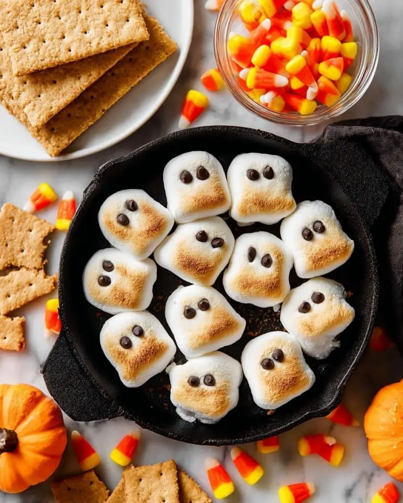 Spooky S’mores – Ghost S’mores Dip! Recipe
