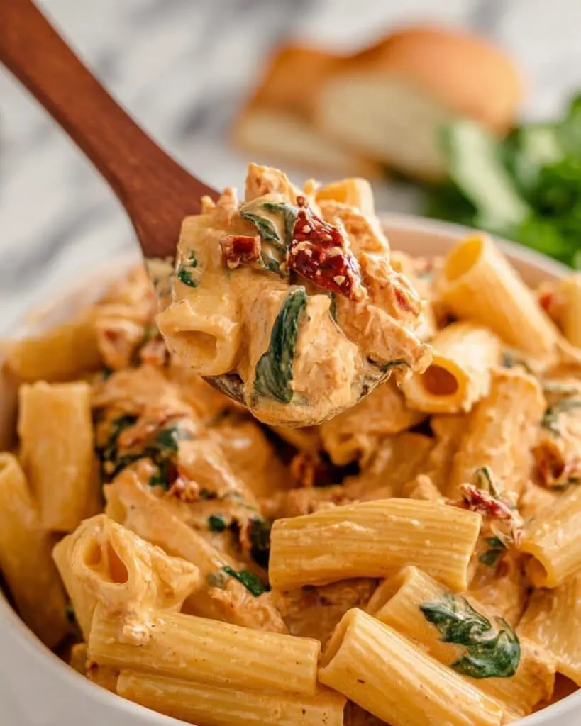 Creamy Tuscan Salmon Pasta Recipe