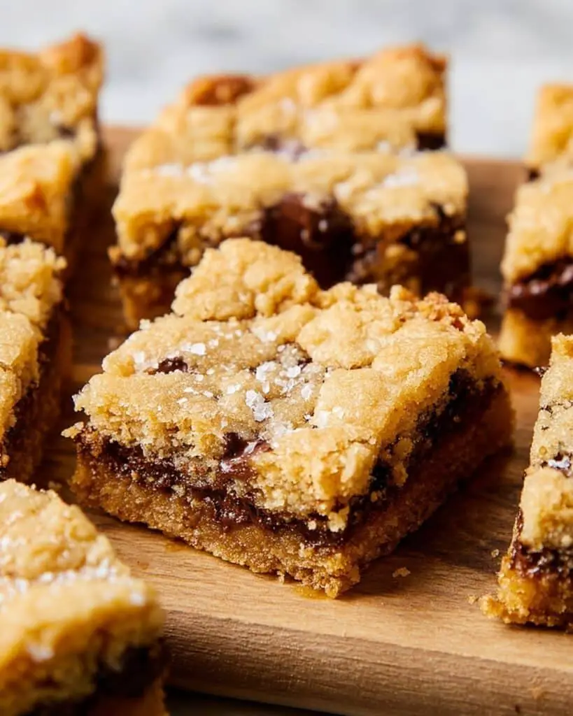 Gooey Peanut Butter Cookie Bars Recipe