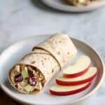 Granola Crunch Apple-Peanut Butter Sandwich Wraps Recipe