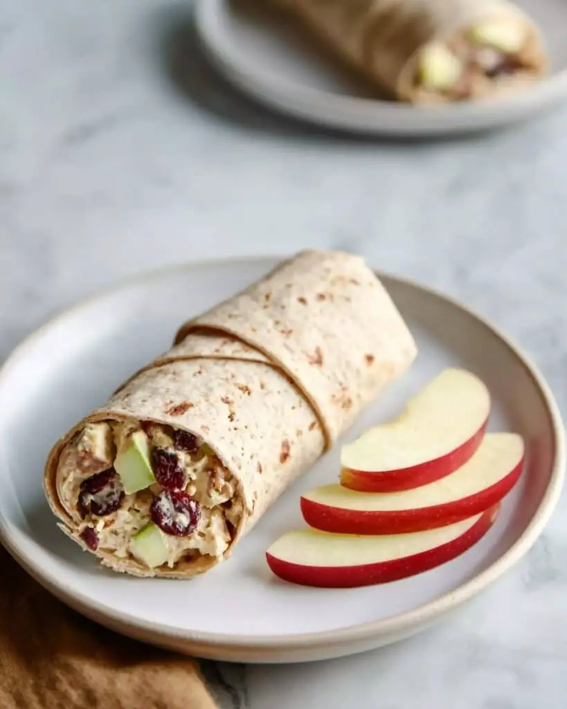 Granola Crunch Apple-Peanut Butter Sandwich Wraps Recipe