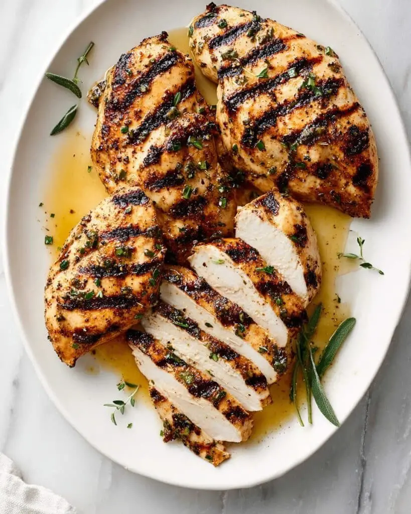 Grilled Italian Marinated Chicken Breasts Recipe