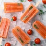 Tomato Water Pops: Refreshing Heirloom Tomato Basil Ice Treats Recipe