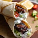 Greek Chicken Gyros with Tzatziki Recipe