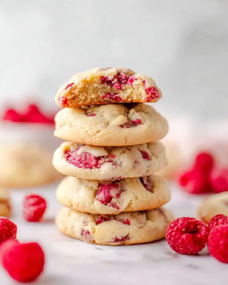White Chocolate Raspberry Cookies Recipe