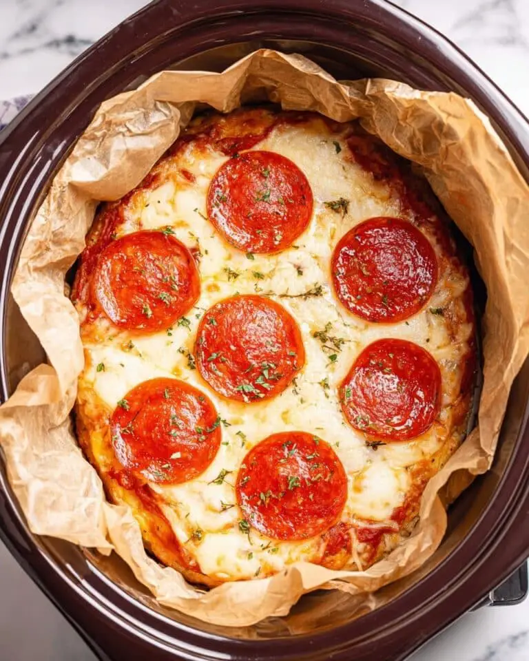 Crock Pot Deep Dish Pizza Recipe