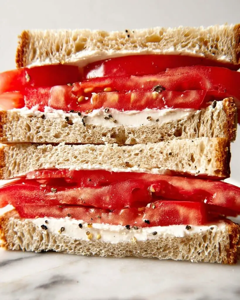 Heirloom Tomato Sandwich with Garlic-Mayonnaise Recipe