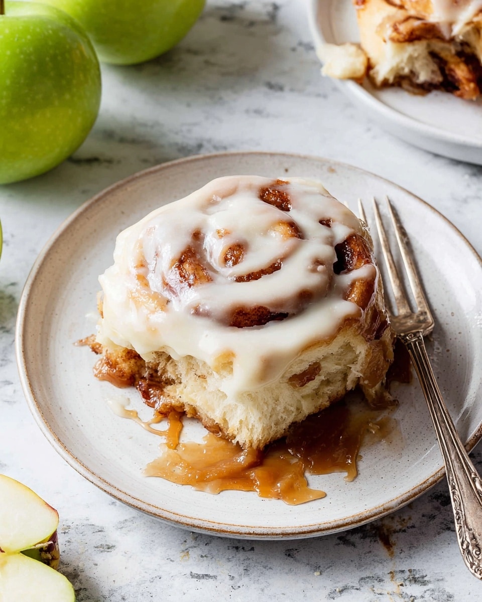 Sticky Apple Cinnamon Rolls Recipe