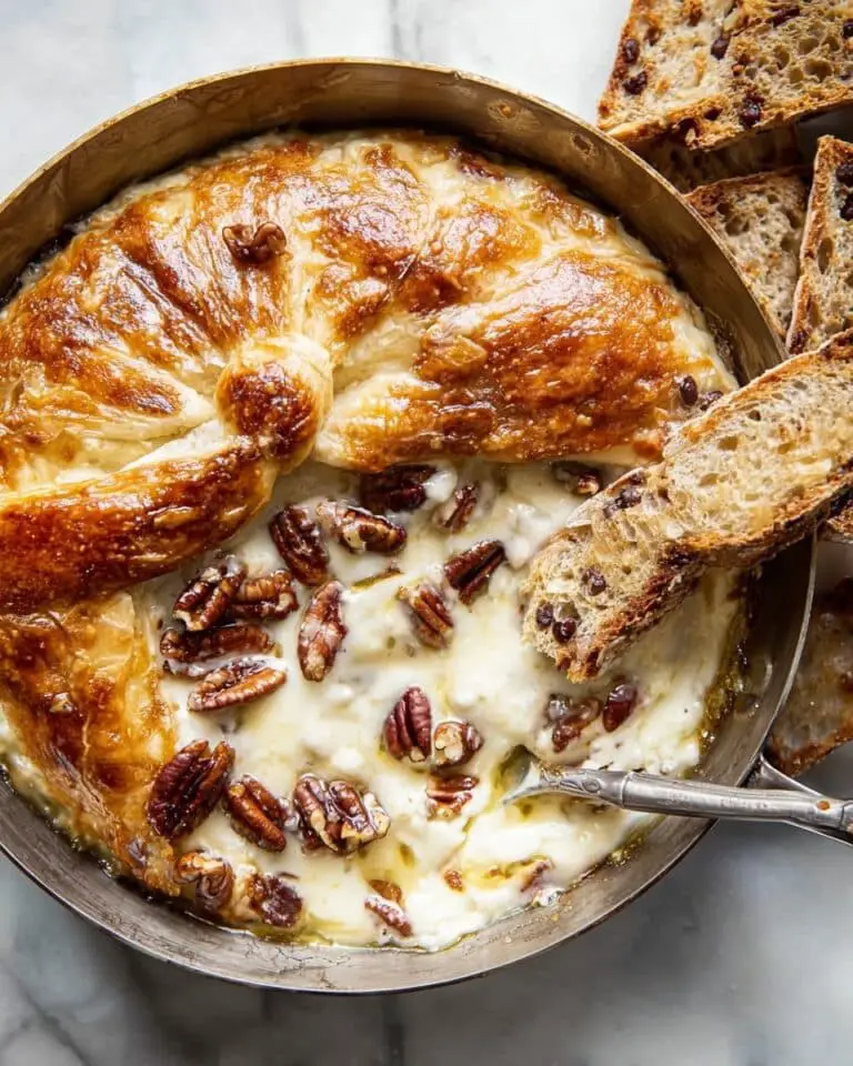 Baked Brie with Pecans and Brown Sugar Recipe