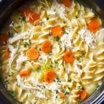 Crockpot Chicken Noodle Soup Recipe