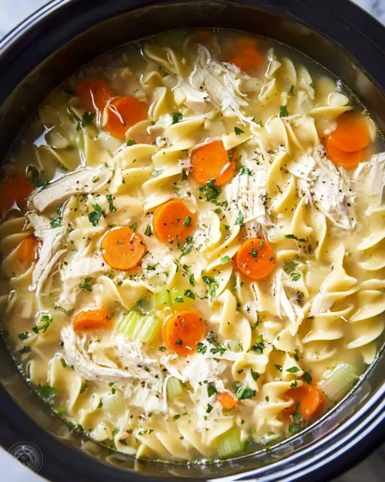 Crockpot Chicken Noodle Soup Recipe