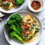 Creamy Basil Chicken Skillet with Sun-Dried Tomatoes and Broccoli Recipe