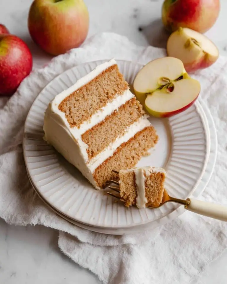 Spiced Apple Cider Cake with Brown Butter Frosting Recipe