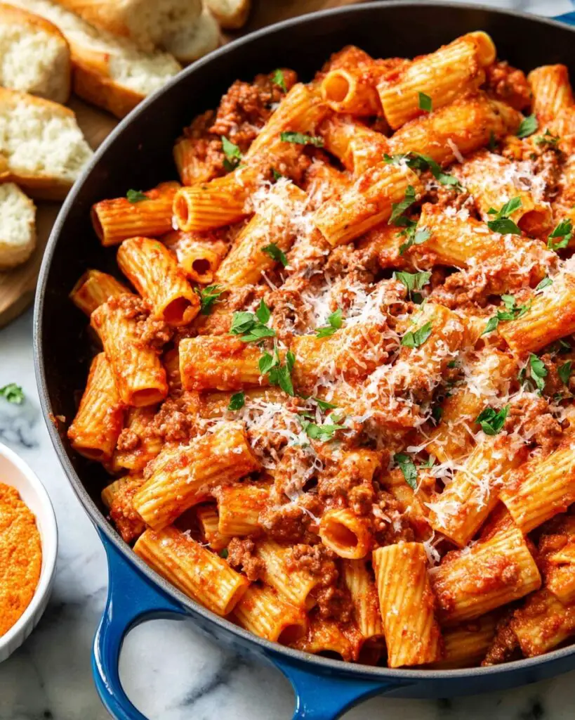Creamy Italian Sausage Rigatoni Recipe