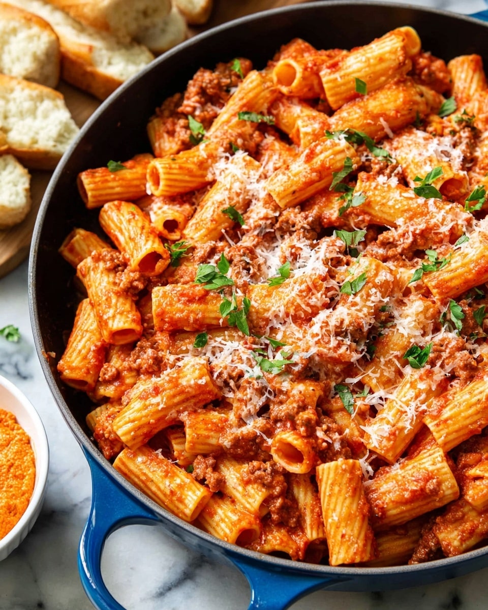 Creamy Italian Sausage Rigatoni Recipe