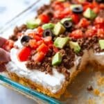 Taco Pizza with Crescent Dough Recipe
