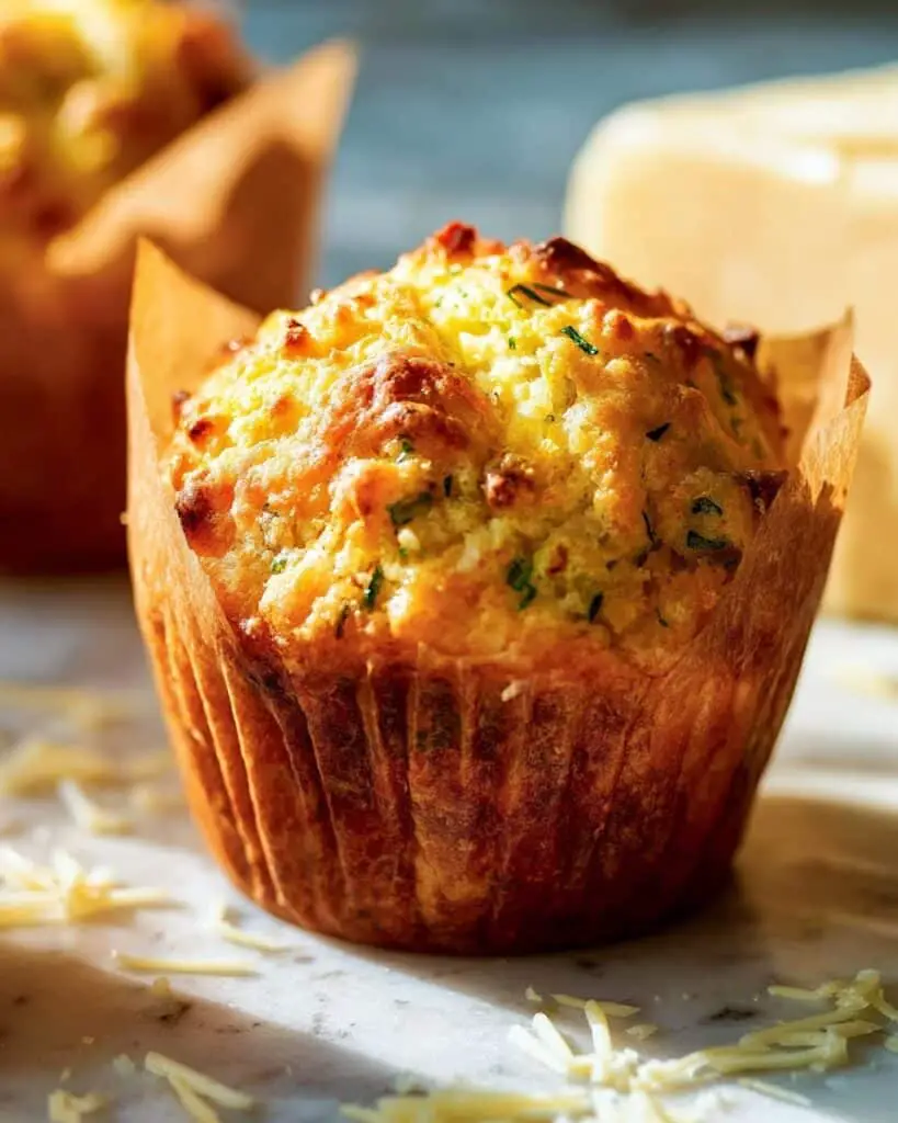 Savory Zucchini Muffins (One Bowl) Recipe