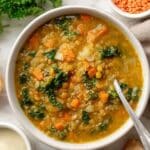 High Protein Lentil Soup Recipe