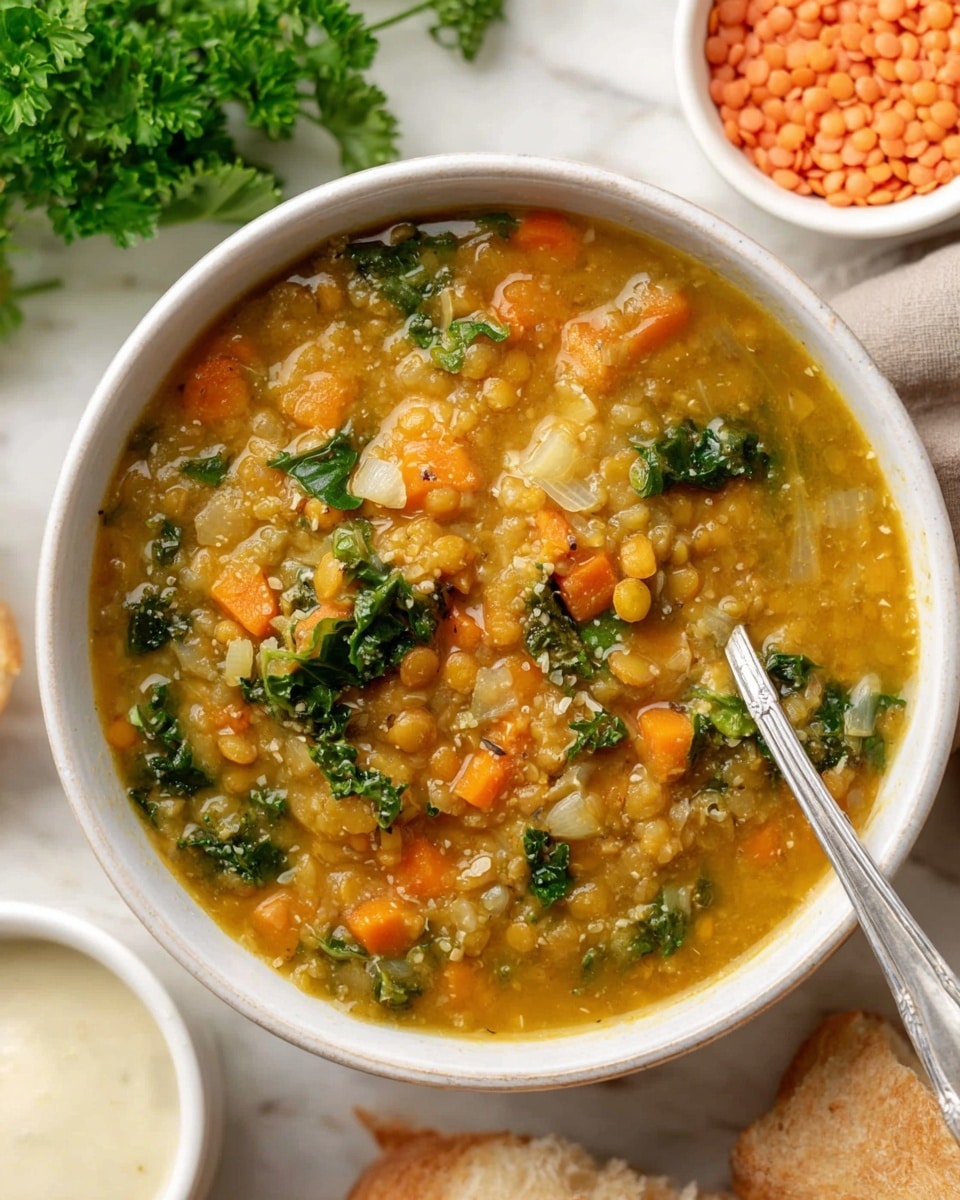 High Protein Lentil Soup Recipe