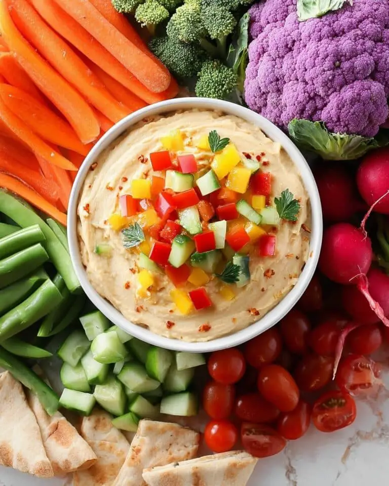 Veggie Hummus Recipe