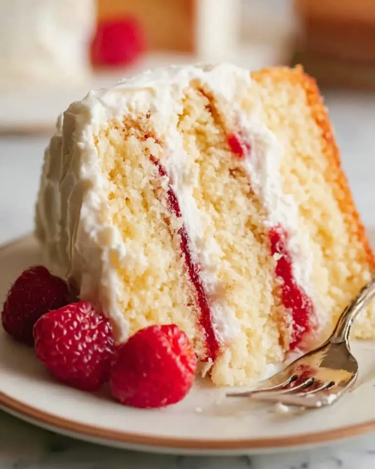 Raspberry Honey Chantilly Cake Recipe